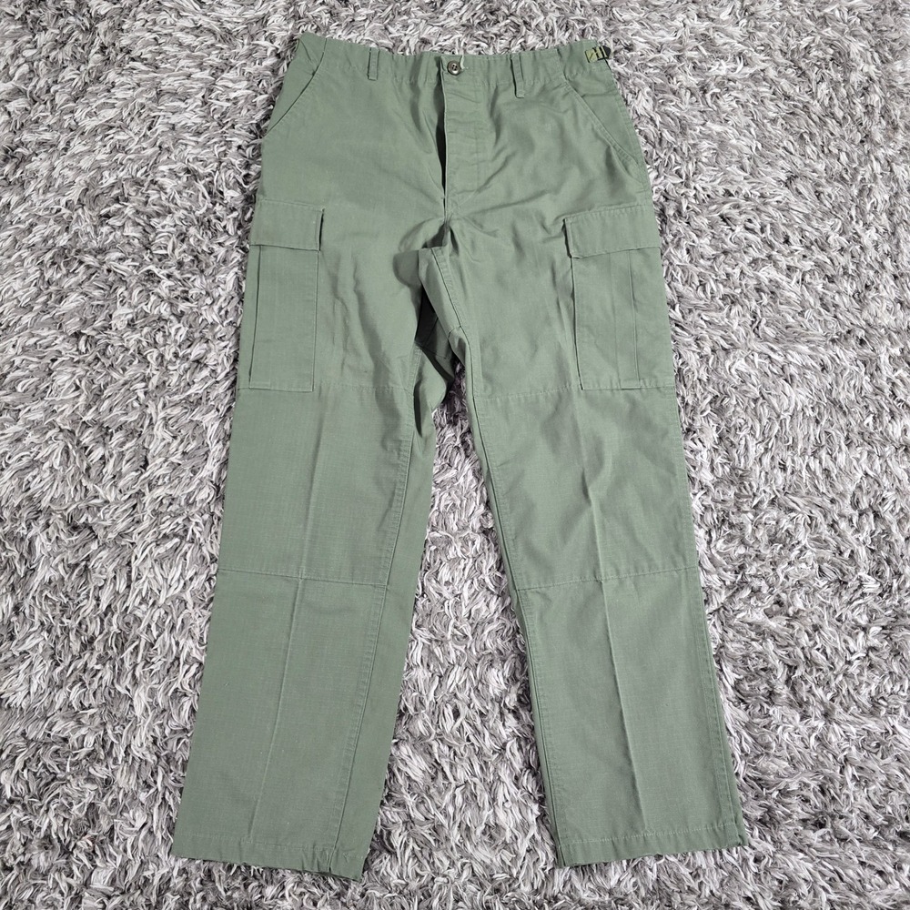 Propper BDU Cargo Pants Mens Medium Regular Green Ripstop Tactical Button Fly